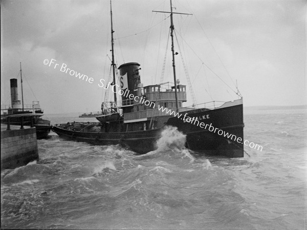 ROUGH SEAS AT DEEPWATER BAY SS SEAFLAKE